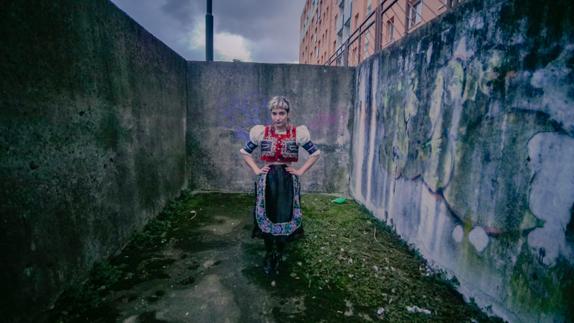 Girl in traditional costume